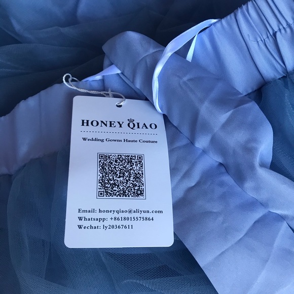 Dusty blue maxi skirt - Picture 10 of 13